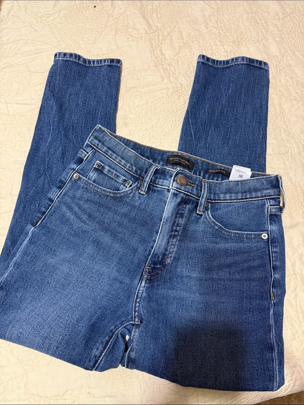 Banana Republic high rise slim jeans